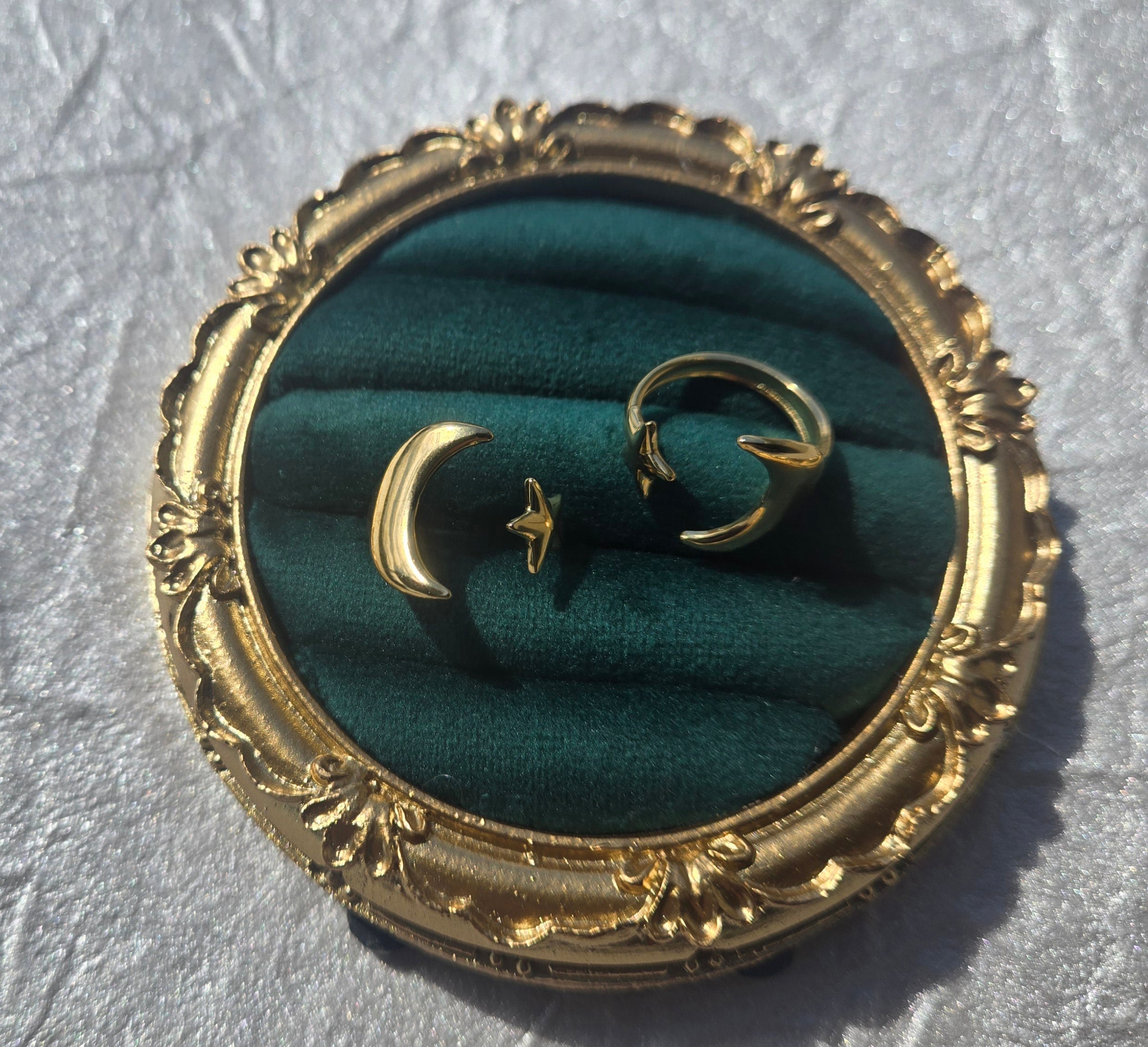 Sortija Estrella y luna